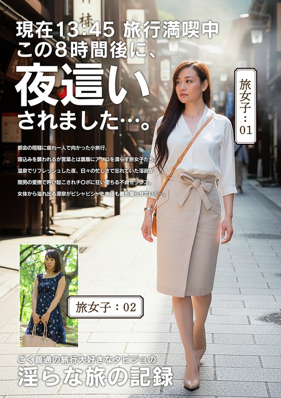 淫らな旅の記録13:45この8時間後に、夜〇いされました…。